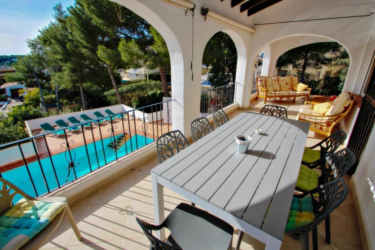Dos Chicas - Sea View Villa With Private Pool In Moraira Teulada Bagian luar foto