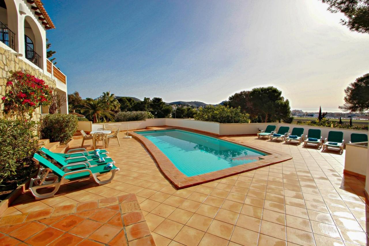Dos Chicas - Sea View Villa With Private Pool In Moraira Teulada Bagian luar foto